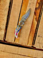 handmade damascus pocket knife