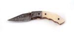 Handmade damascus folding knife - Image 3