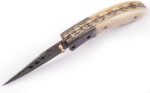 Handmade damascus folding knife - Image 2