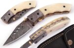Handmade damascus folding knife
