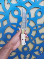Handmade Damascus steel beautiful Hunting Camping knife - Image 3