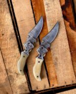 Handmade damascus steel Folding knife - Image 4