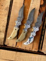Damascus Folding knives - Image 4