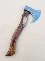 handmade damascus camping knife - Image 2