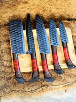 Handmade kitchen knife set - Image 3