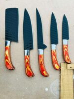 Handmade kitchen knife set