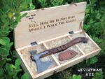 Hand Forged Beautiful God of War Leviathan Axe - Image 4