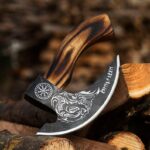 Customized Pizza Axe, Personalized Pizza Cutter Axe for Wedding, Birthday Gift, Beautiful Viking Axe, Handmade Axe - Image 3