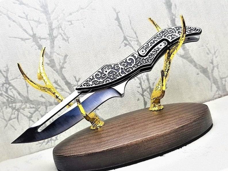 il_794xN.3714429959_el4b.jpg Handmade Folding knife - Image 1
