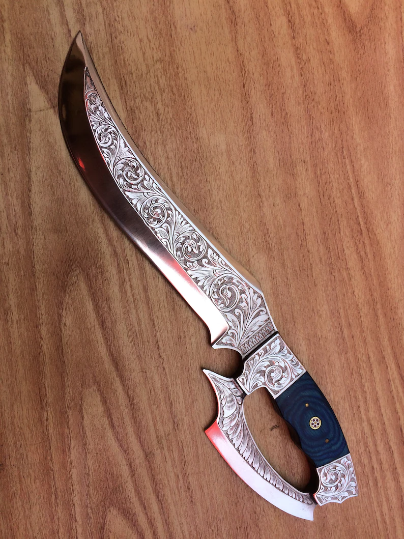 handmade bowie knife - Image 1