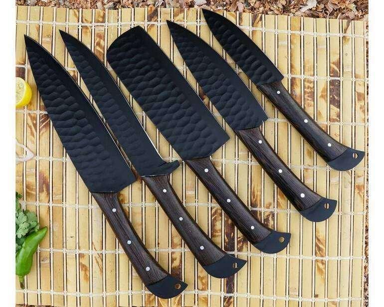 handmade kitchen knife set - Image 3