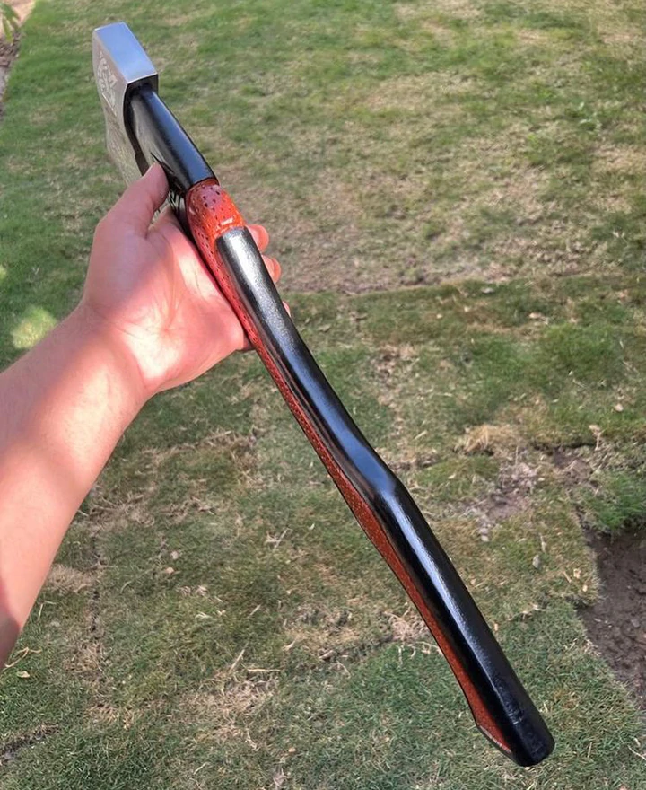 HANDMADE HIGH CARBON STEEL NORDIC HATCHET AXE - Image 2