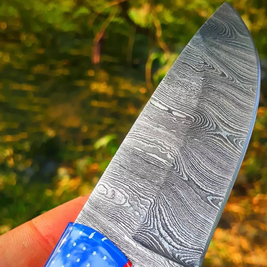 handmade damascus steel knife - Image 6