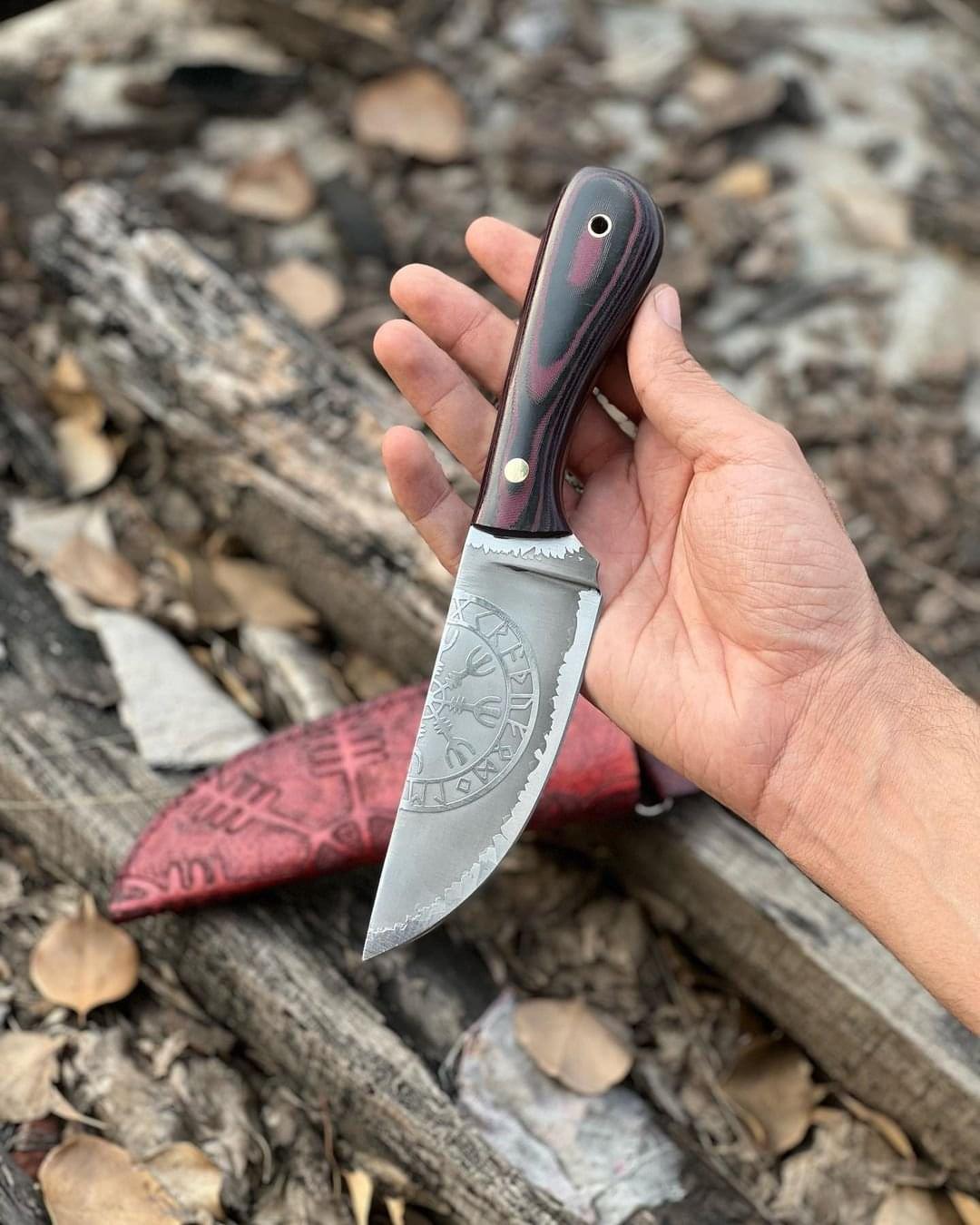 Handmade beautiful Skinning Viking knife - Image 4