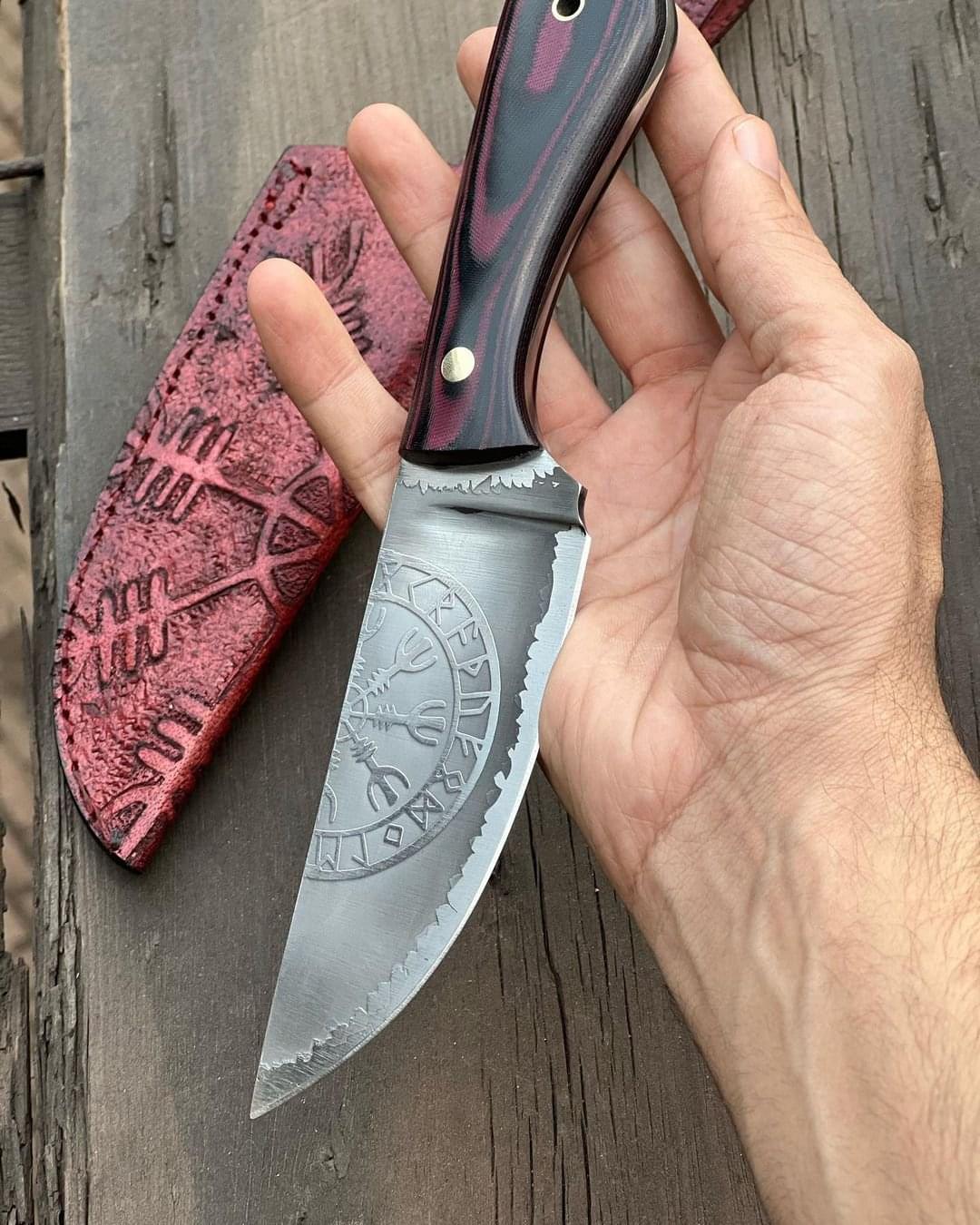 Handmade beautiful Skinning Viking knife - Image 3